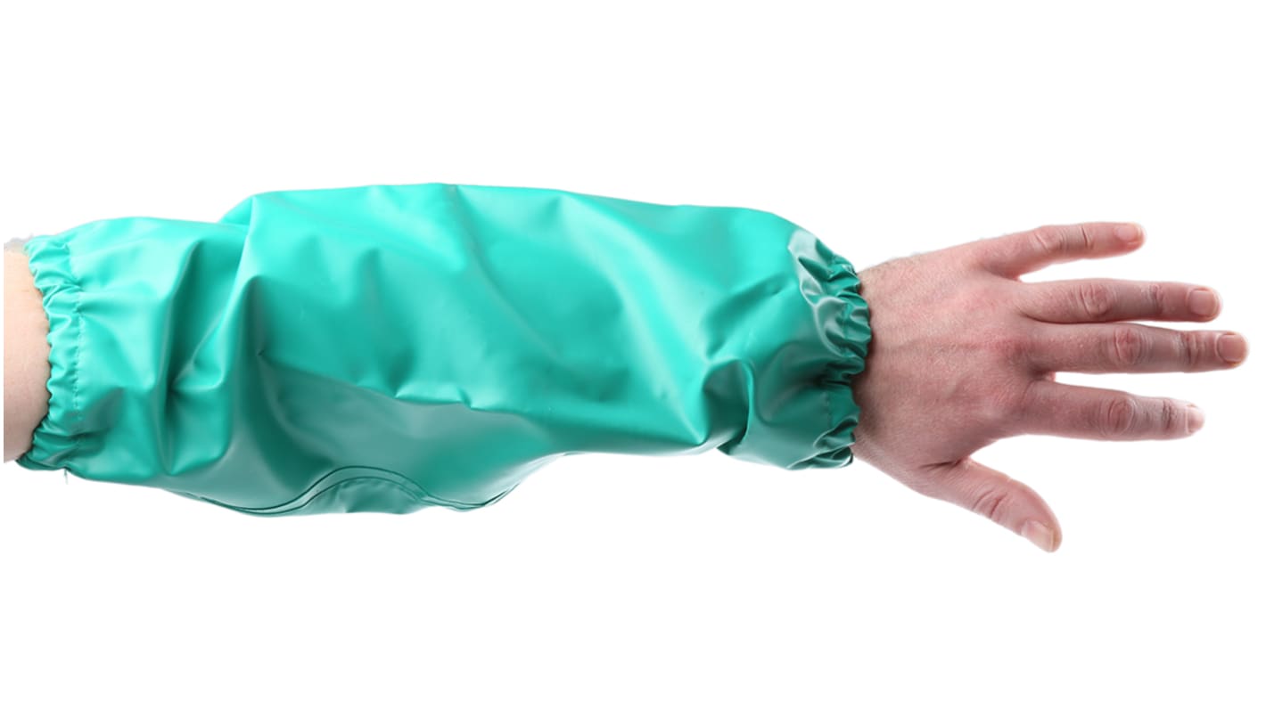 Skytec Chemmaster Green Reusable PVC Arm Protector for Chemical Resistant Use, 15in Length, One size
