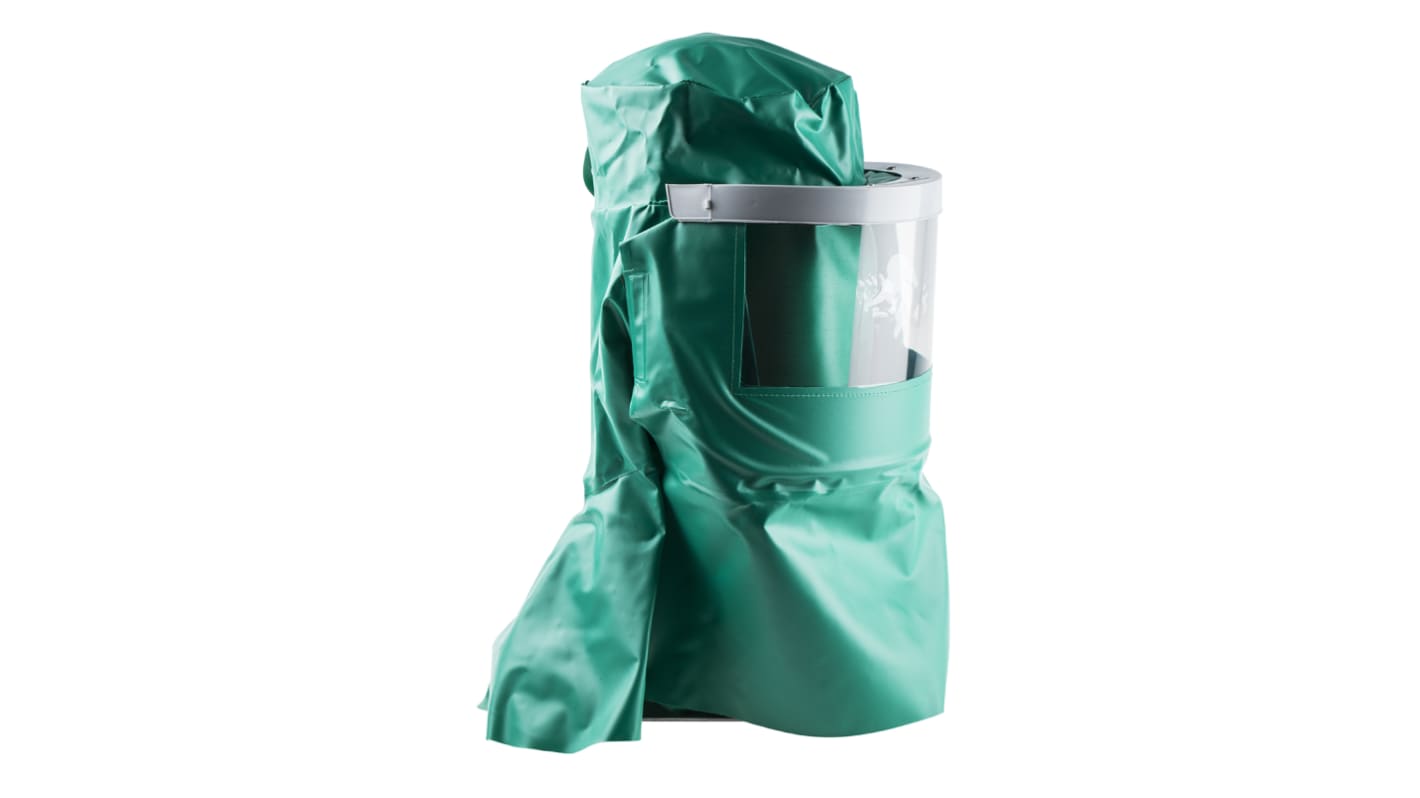 Alpha Solway CCCMH/003300/GN9 Green No Nylon Protective Hood, Resistant to Acid, Chemical, Oil