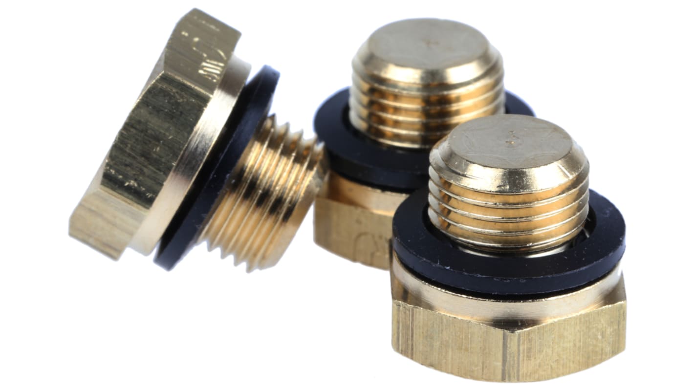 Legris G 1/8 Brass Blanking Plug