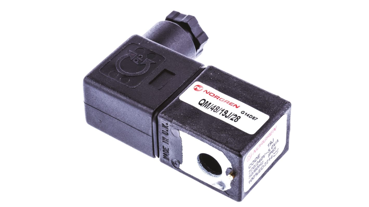 Bobina de válvula de solenoide Norgren QM/48/167/28, Serie QM/48, 230 V ac