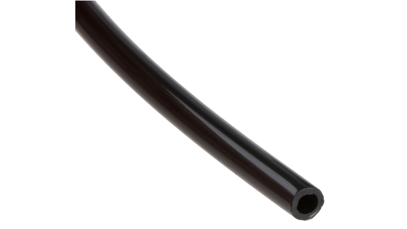 RS PRO 黑色尼龙气管, 3.3mm内径, 5mm外径, 30m长, 最高+80°C