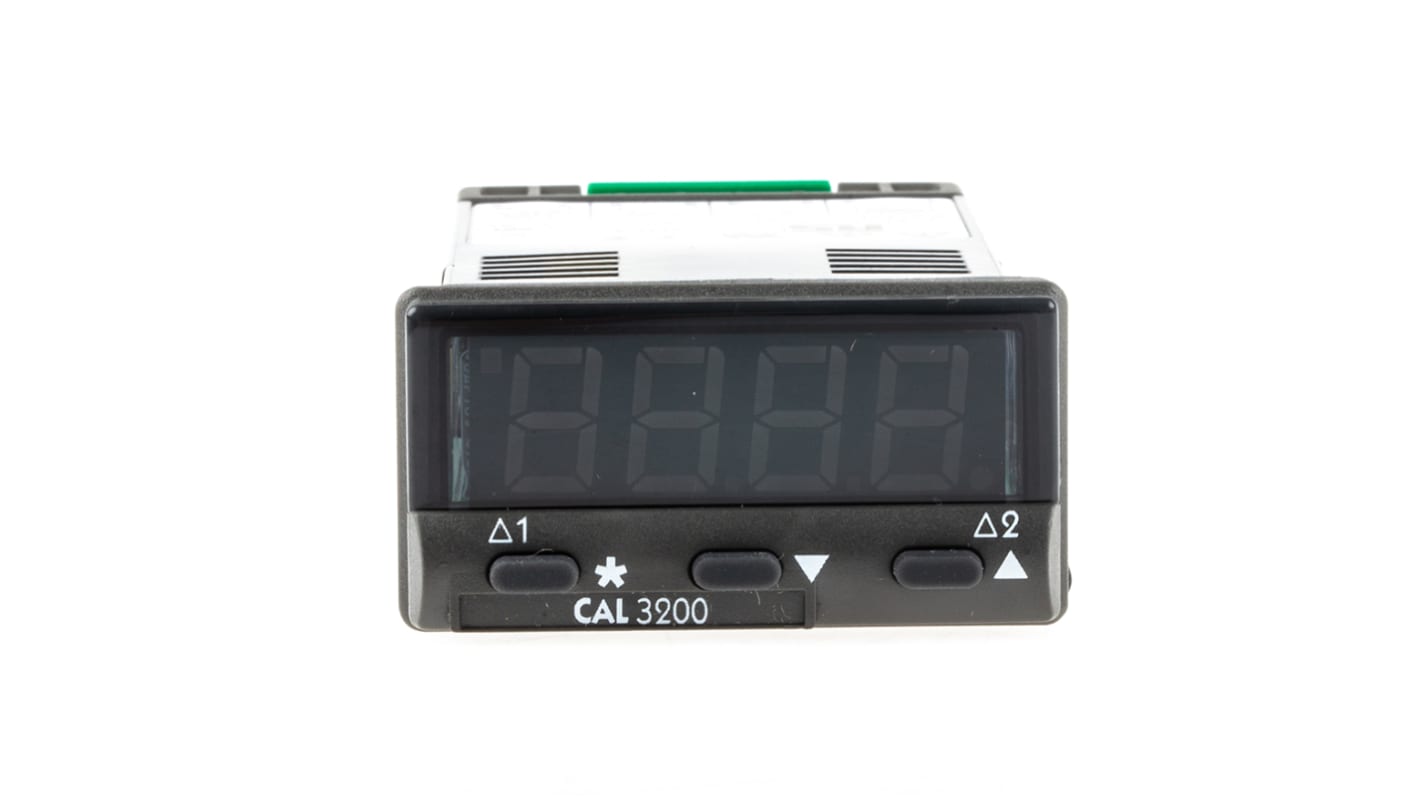 Rs-Online Termoregolatori PID CAL 3200 90→ 264 V c.a. 48 x 24 (1/32 DIN)mm 2 uscite Relè