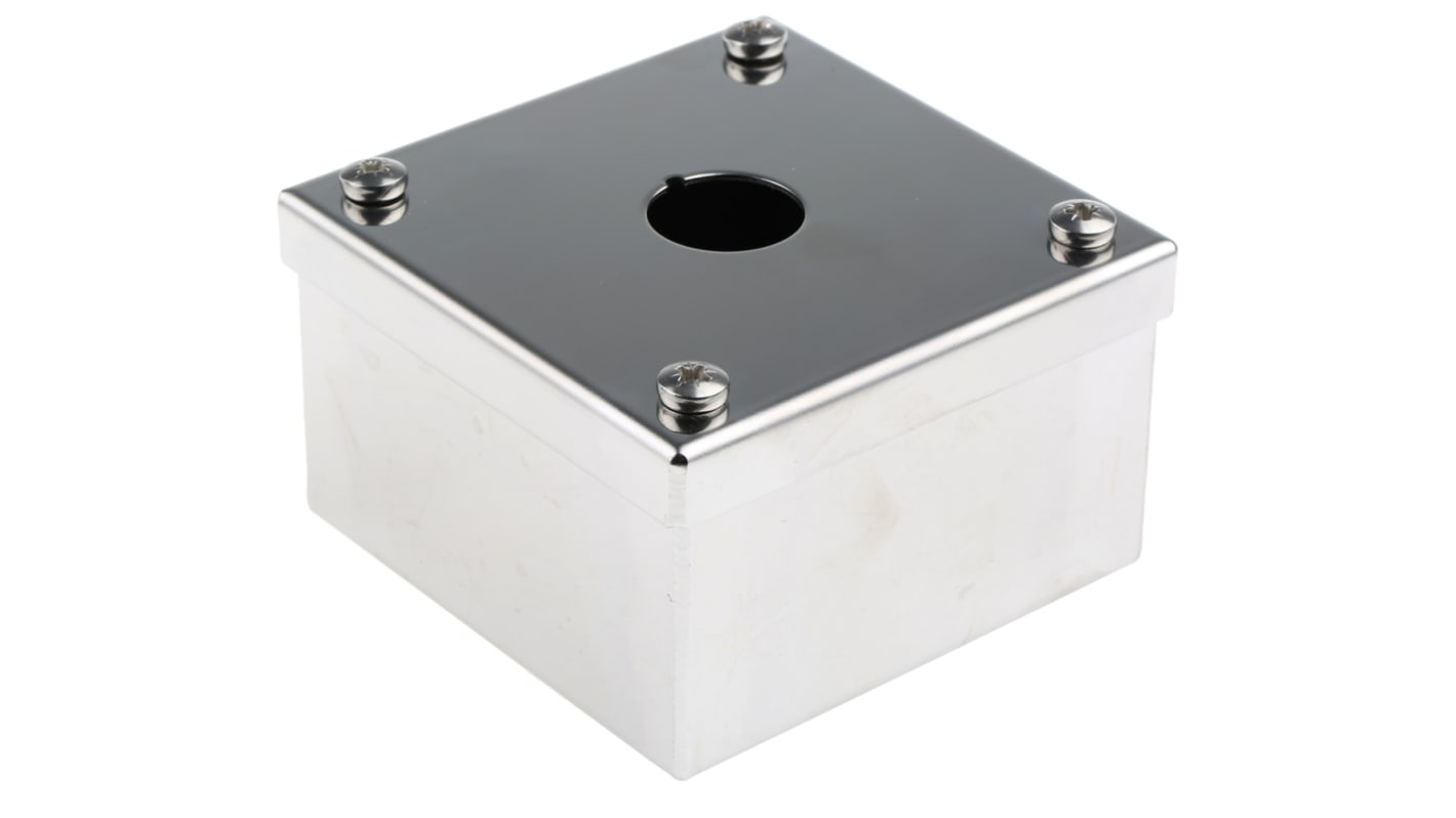 ABB Stainless Steel ABB Compact Push Button Enclosure - 1 Hole 22mm Diameter