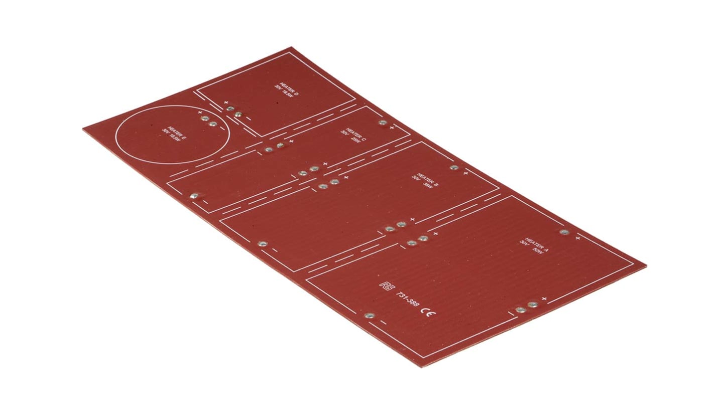Tappetino riscaldante in silicone RS PRO, 30 V c.c., 150 W, 150 x 300mm, +200°C
