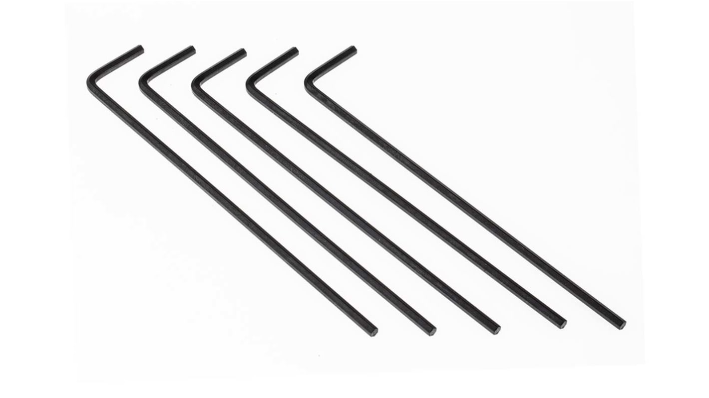 RS PRO L形内六角扳手套装, 公制, 2.5mm规格, 长柄