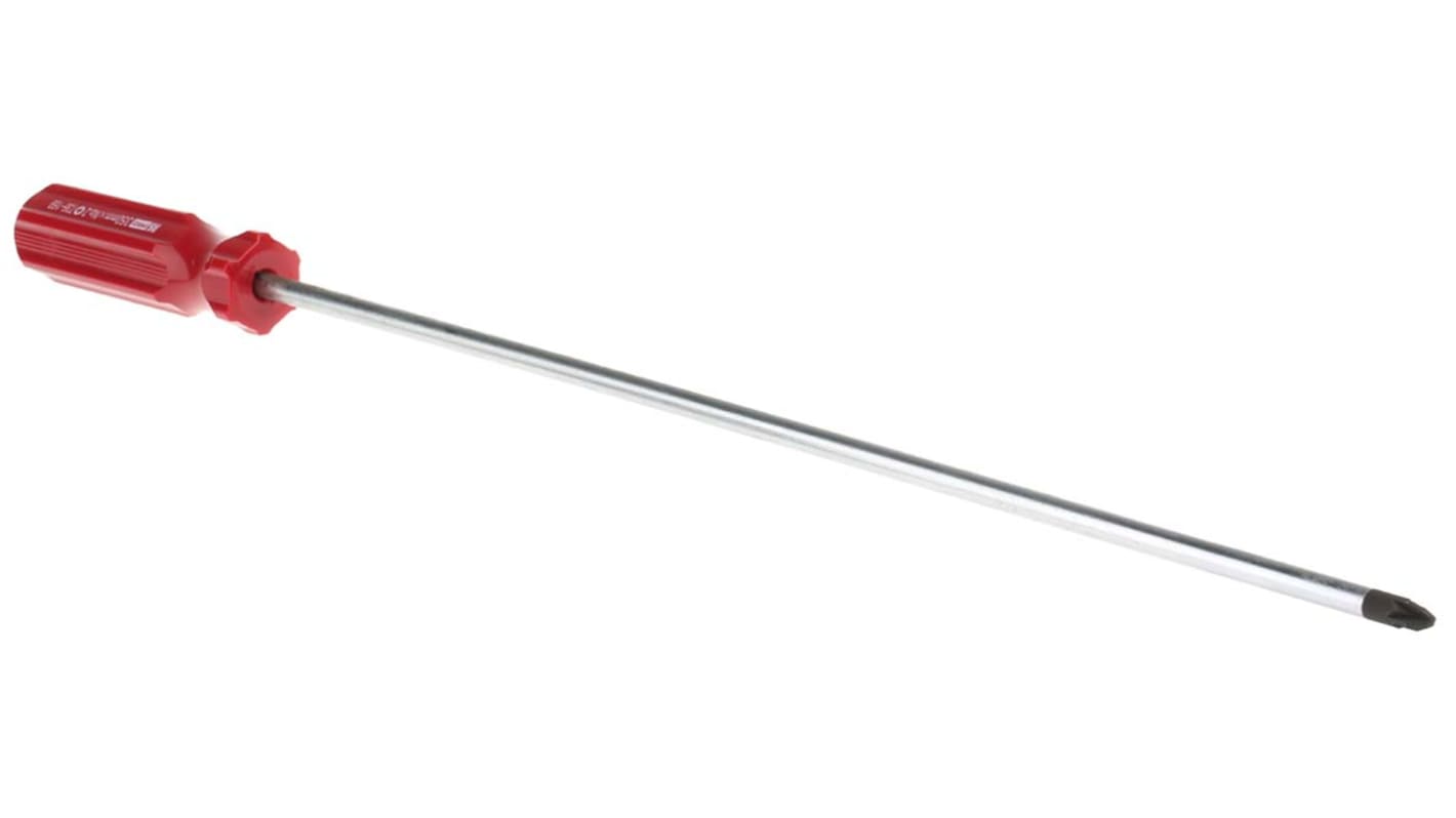 RS PRO Pozidriv  Screwdriver, PZ2 Tip, 350 mm Blade