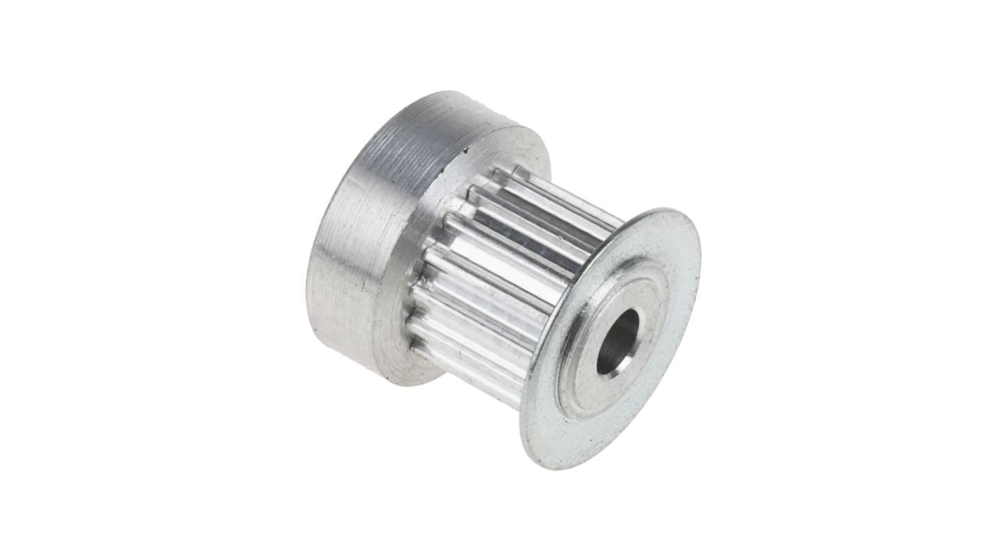 Tandremsskive, Aluminium, 16 tænder, Afstand: 2.5mm, passer til 6mm rembredde, huldia.: 4mm