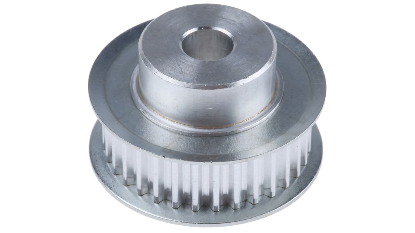 Tandremsskive, Aluminium, 32 tænder, Afstand: 2.5mm, passer til 6mm rembredde, huldia.: 6mm