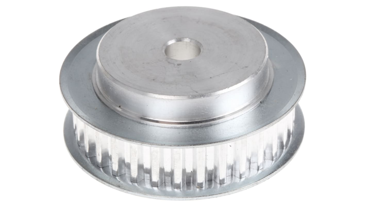Tandremsskive, Aluminium, 32 tænder, Afstand: 5mm, passer til 10mm rembredde, huldia.: 8mm
