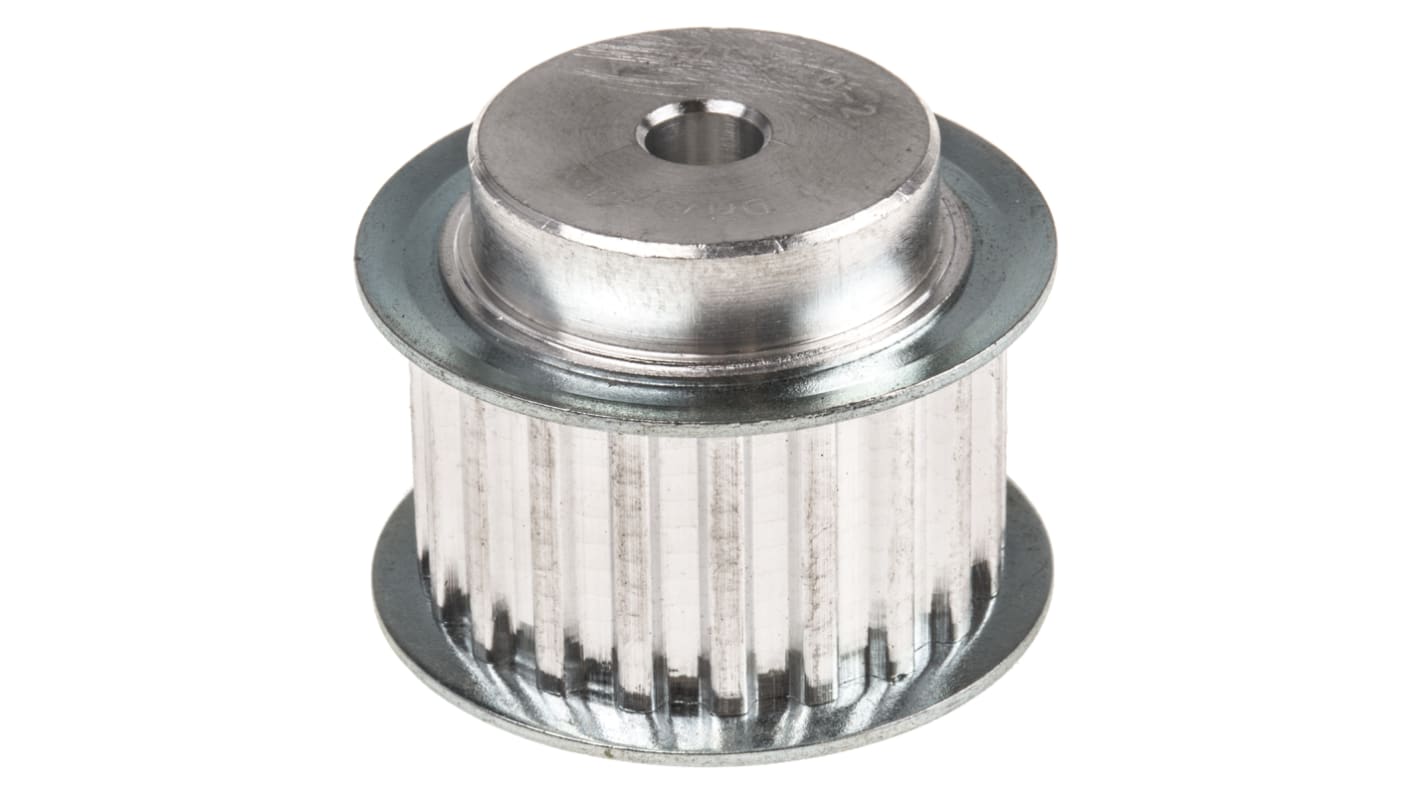 RS PRO Alu Zahnriemenscheibe für 16mm Riemen, 20 Zähne / Teilung 5mm, Bohrung 6mm