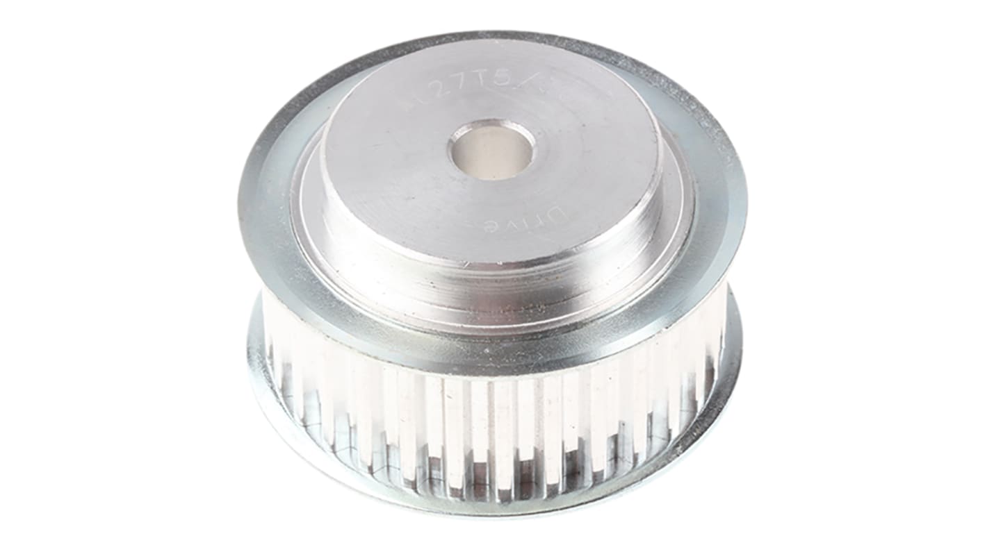RS PRO Alu Zahnriemenscheibe für 16mm Riemen, 30 Zähne / Teilung 5mm, Bohrung 8mm