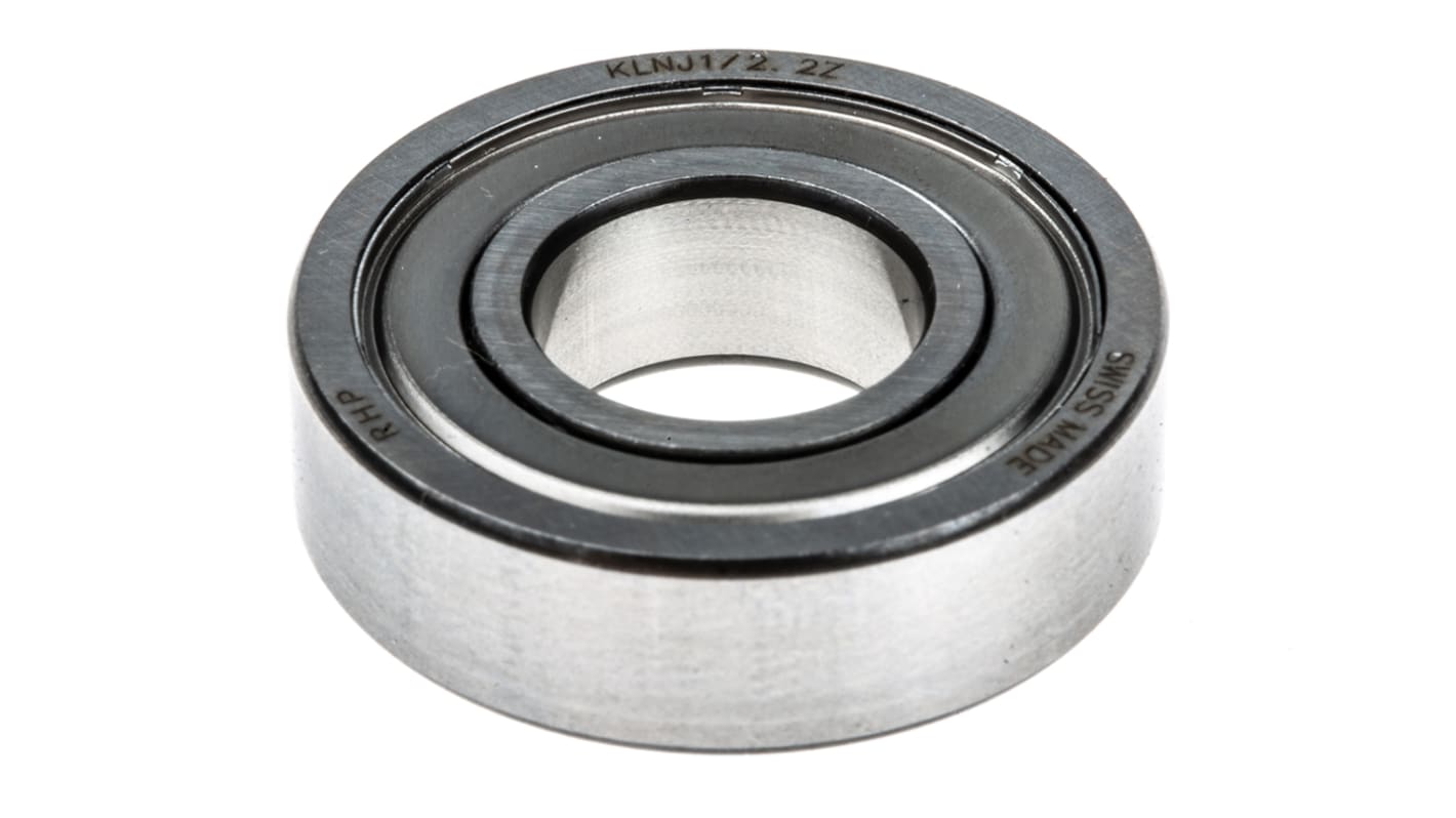 NSK-RHP KLNJ1/2-2ZRY Single Row Deep Groove Ball Bearing- Both Sides Shielded 12.7mm I.D, 28.57mm O.D