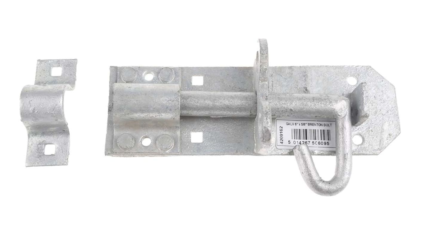 RS PRO Steel Padlockable Door Bolt