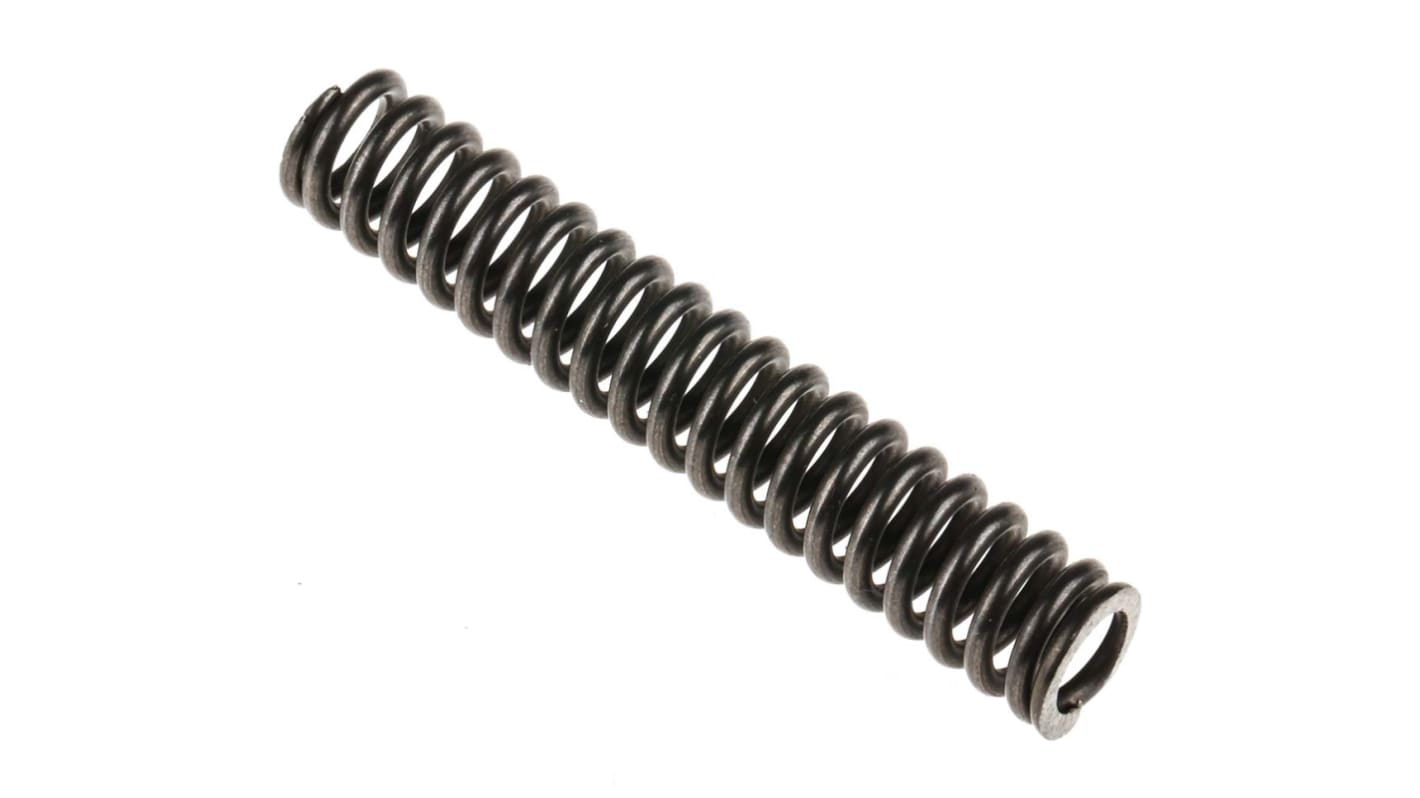 RS PRO 合金钢压缩弹簧, 34.5mm原长度 x 6mm外径, 1mm线径, 4.4N/mm, 可压缩至24.6mm长