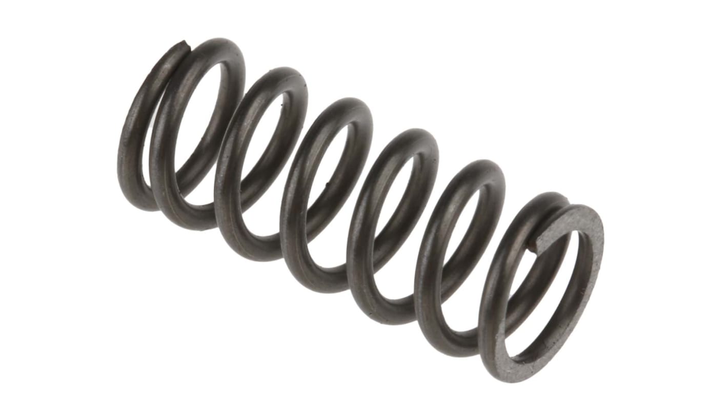 RS PRO Alloy Steel Compression Spring, 22mm x 9.25mm, 8.92N/mm