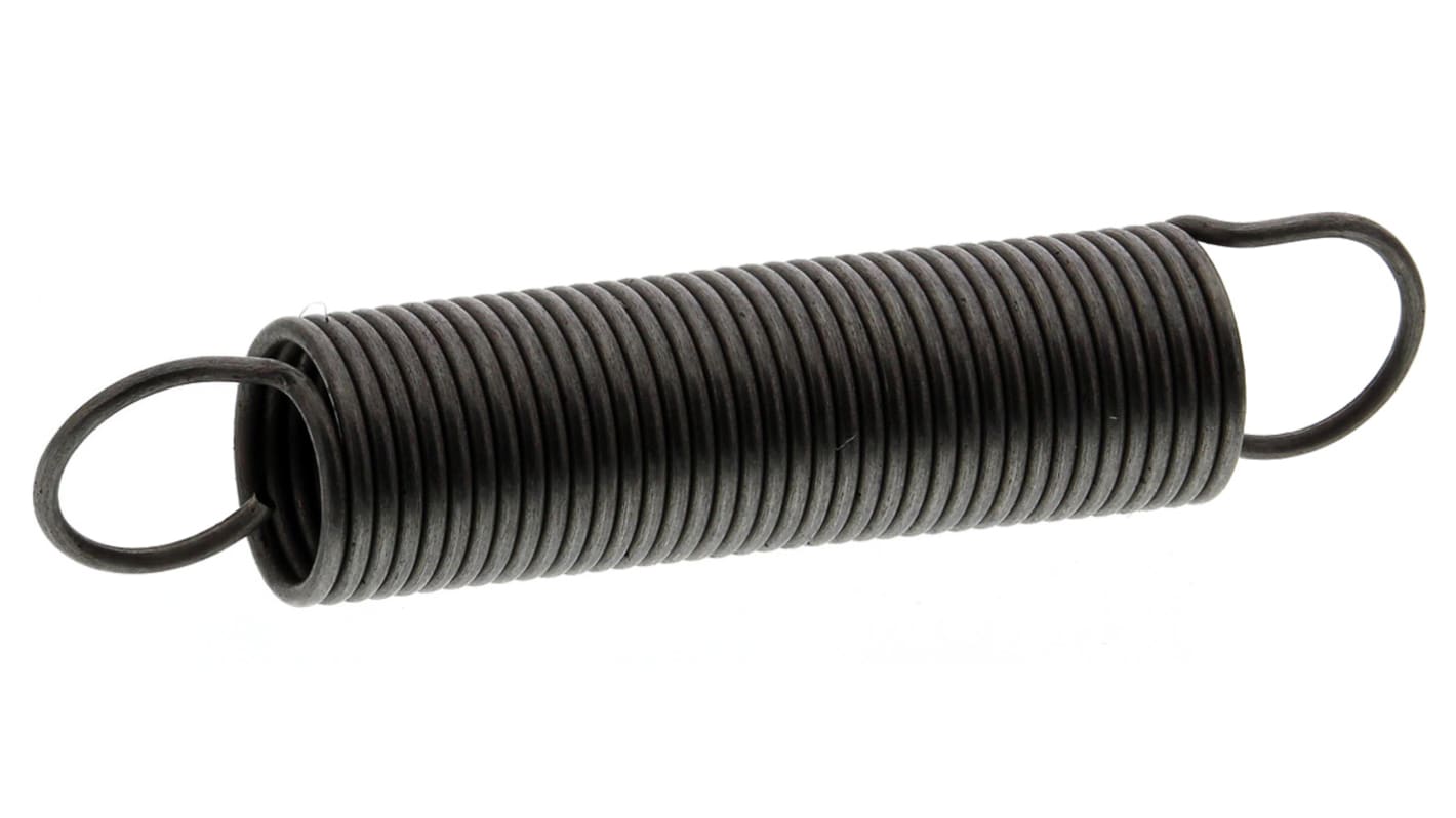 RS PRO Steel Extension Spring, 27.7mm x 5.5mm