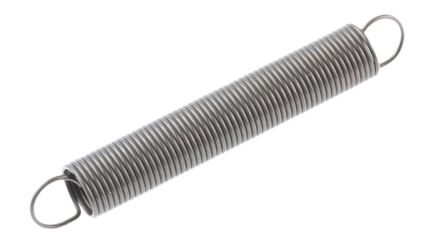 RS PRO Steel Extension Spring, 26.4mm x 3.5mm