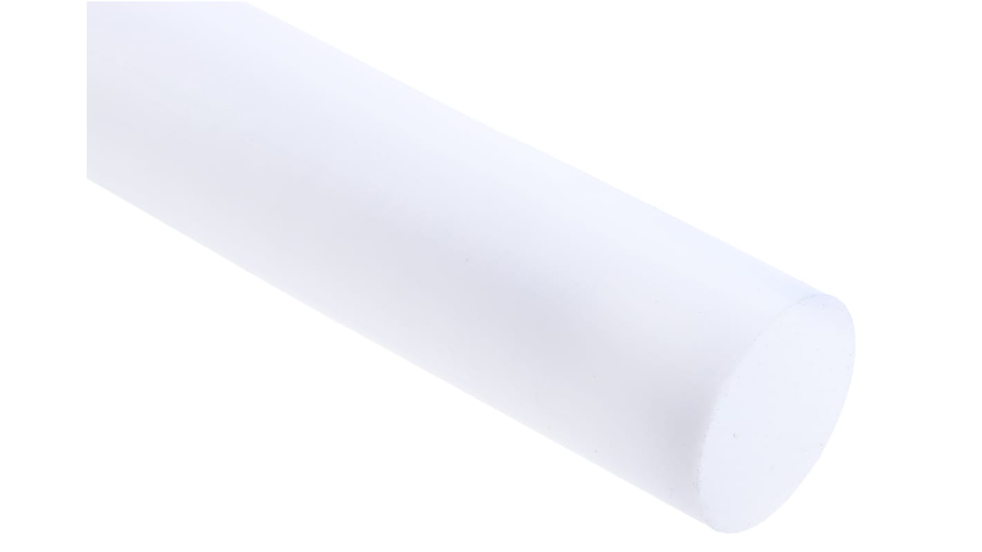 Varilla de teflón, Opaco, 1m x 32mm
