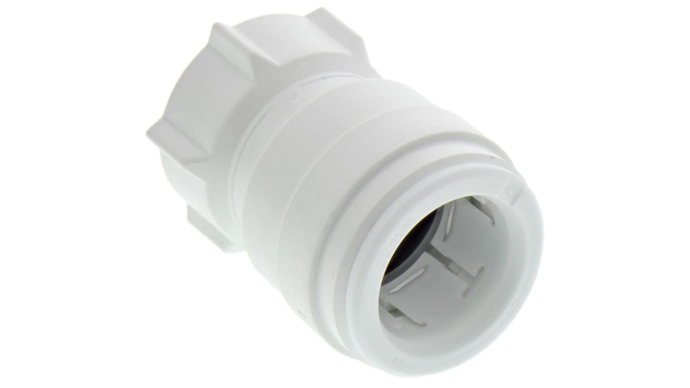 JG Speedfit Straight Tap Adapter PVC Pipe Fitting, 22mm