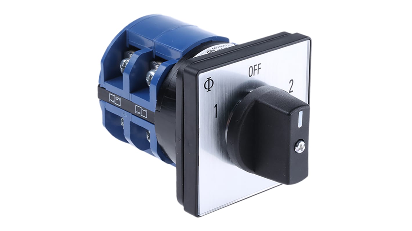 Interruttore Cam Kraus & Naimer C32.A211/GBA001.E, bipolare, 3 posizioni, 50A