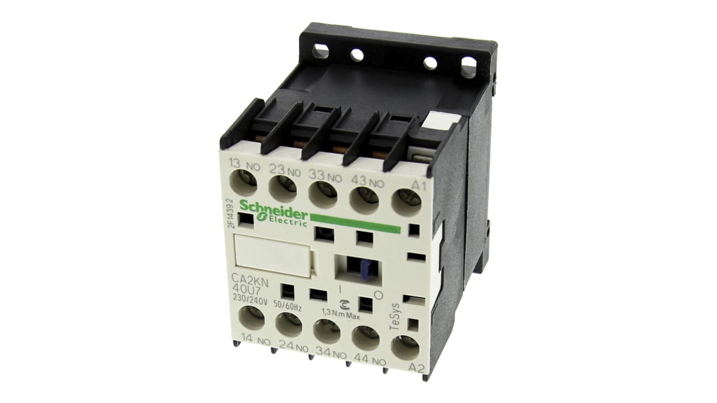 Schneider Electric TeSys K CA2KN Contactor, 10 A, 4NO, 690 V ac