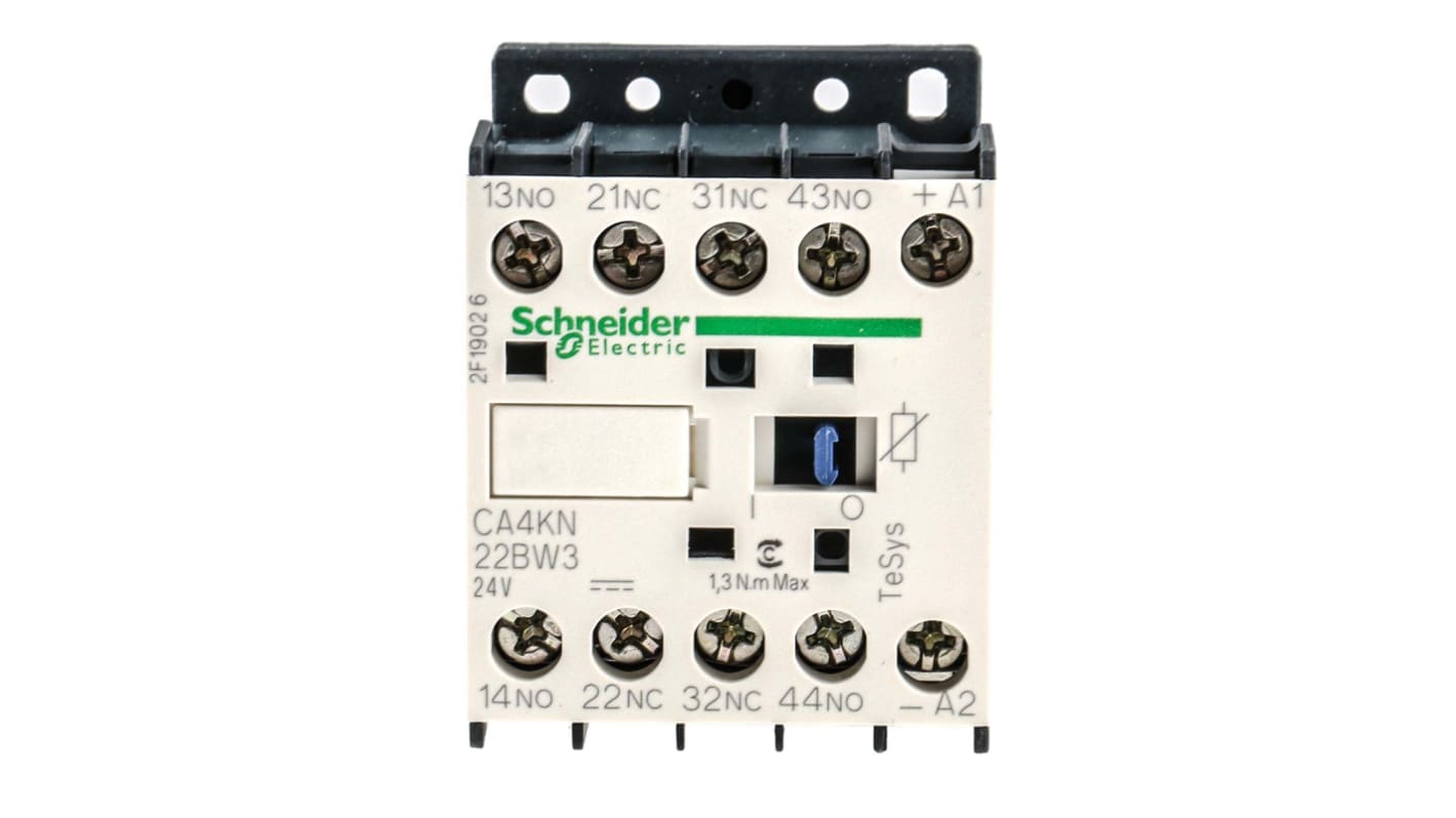 Schneider Electric TeSys K TeSyS CA Contactor, 10 A, 2NO + 2NC, 690 V ac