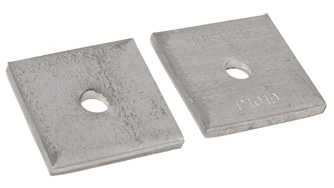 Soporte, Acero Inoxidable, Cuadrado, 1 orificios, 41.3 x 41.3mm