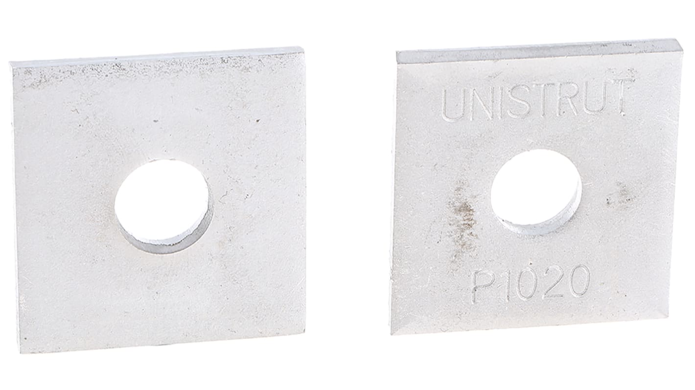 Unistrut 不锈钢正方形角码, 1孔, 41.3 x 41.3mm
