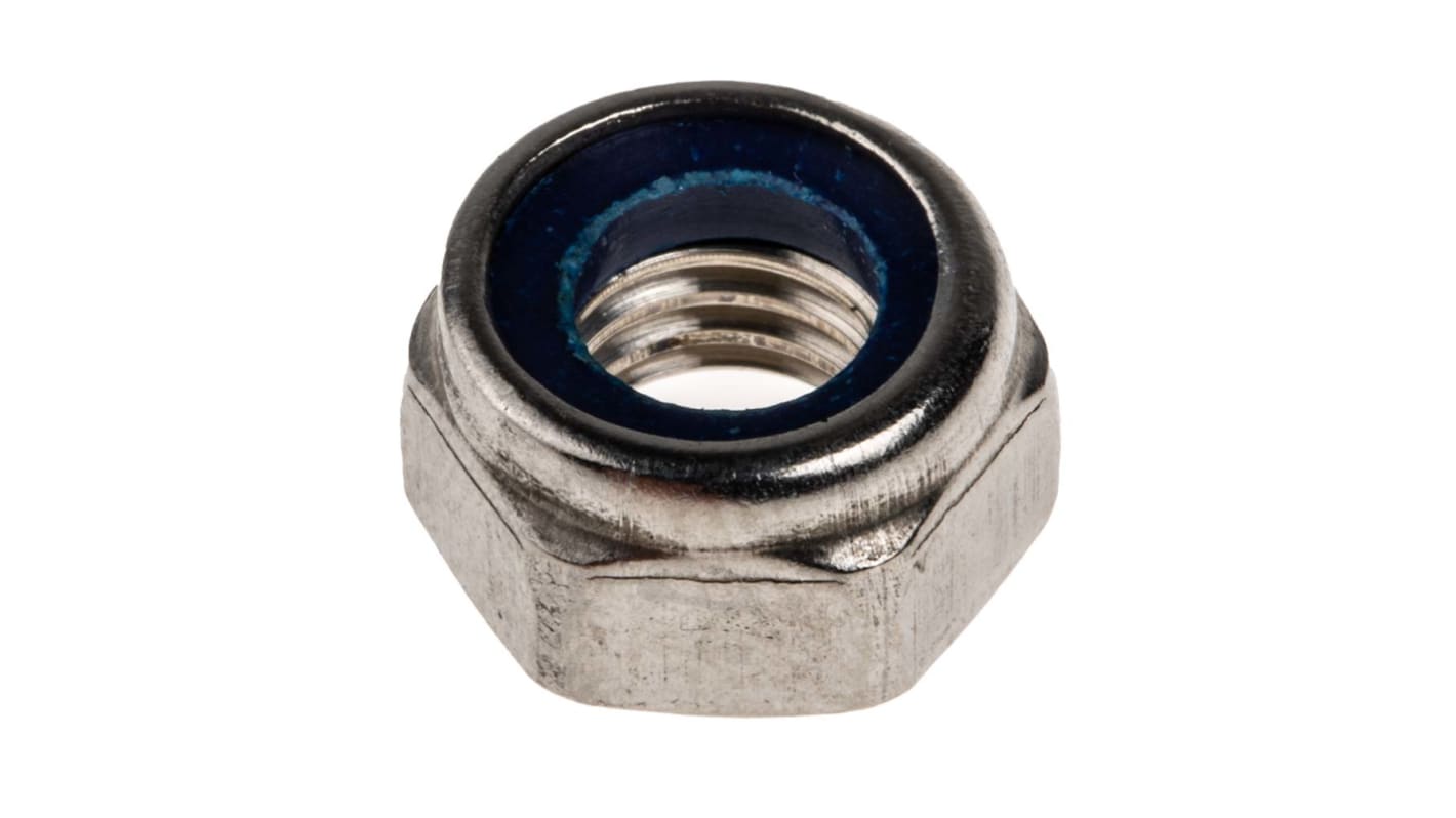 RS PRO Stainless Steel Lock Nut, DIN 985, M8