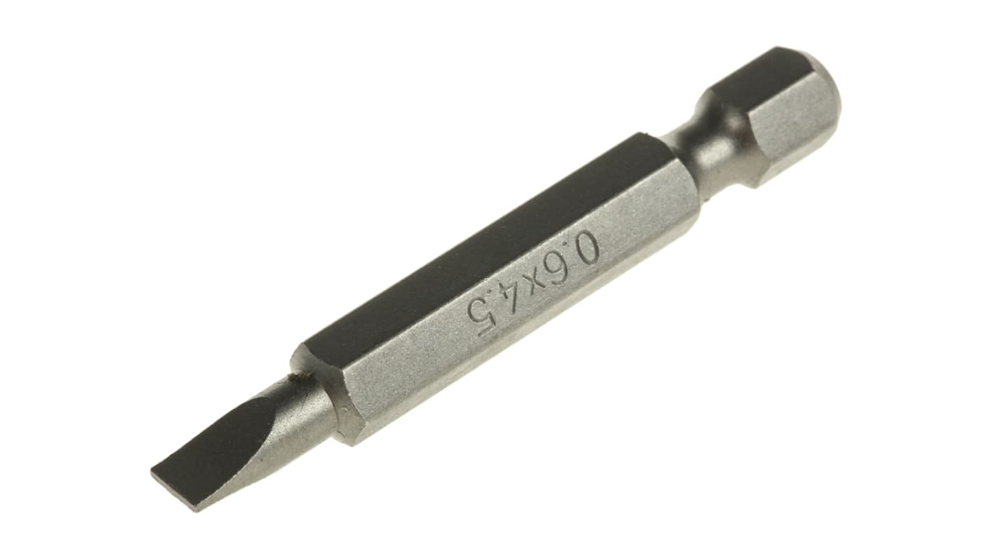 RS PRO Slotted Screwdriver Bit, SL4.5 Tip