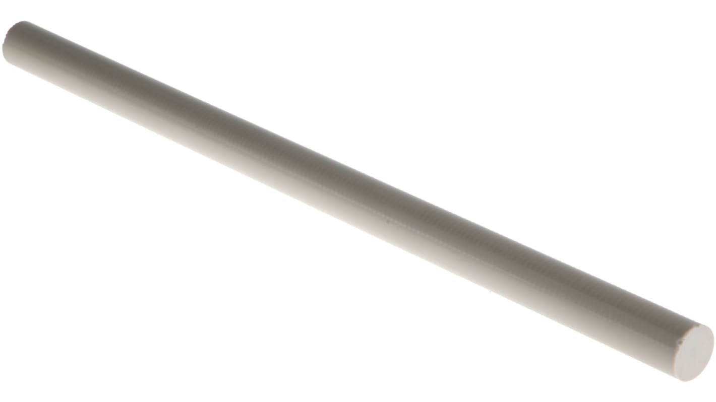 RS PRO Beige Polyetheretherketone PEEK Rod, 300mm x 16mm Diameter