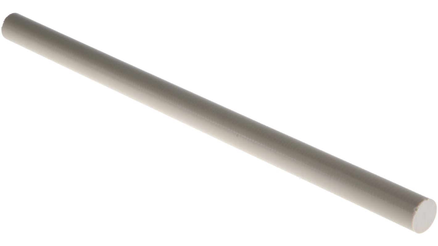 RS PRO Beige Polyetheretherketone PEEK Rod, 300mm x 16mm Diameter
