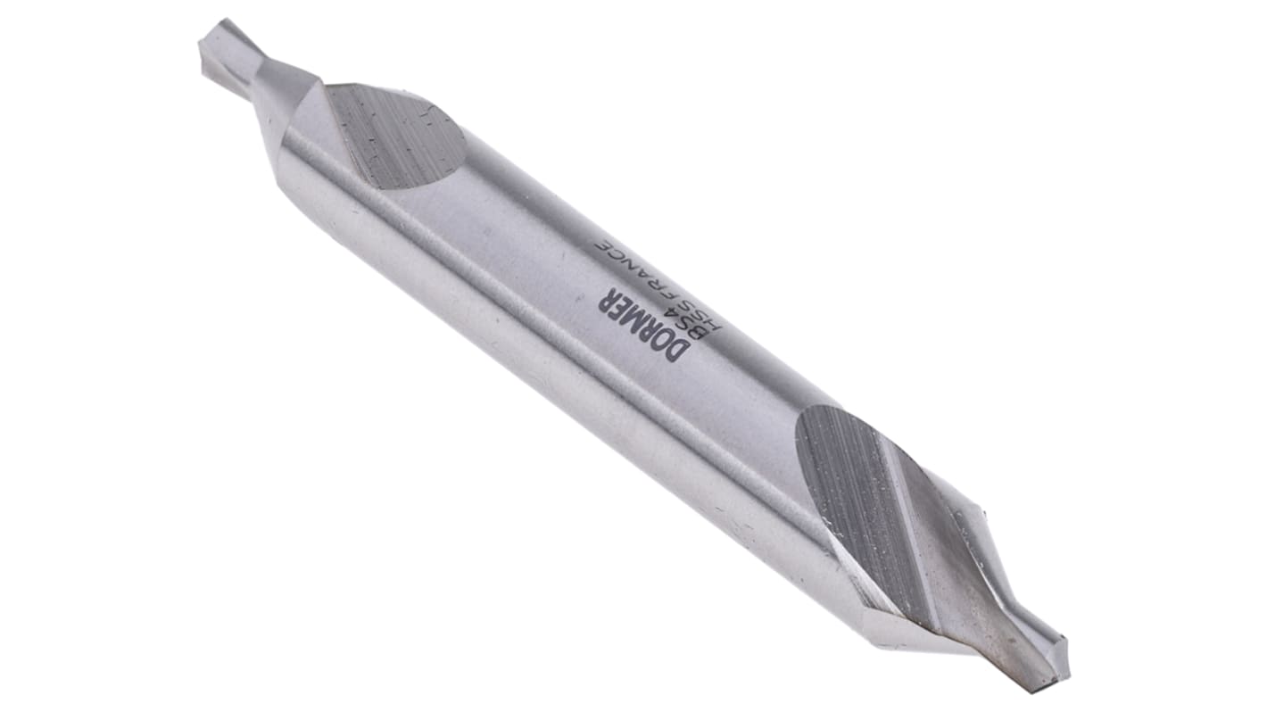 A225 BS4 Dormer A225 Series HSS Centre Drill Bit 1 8 5 16 Diameter 57 mm Overall RS