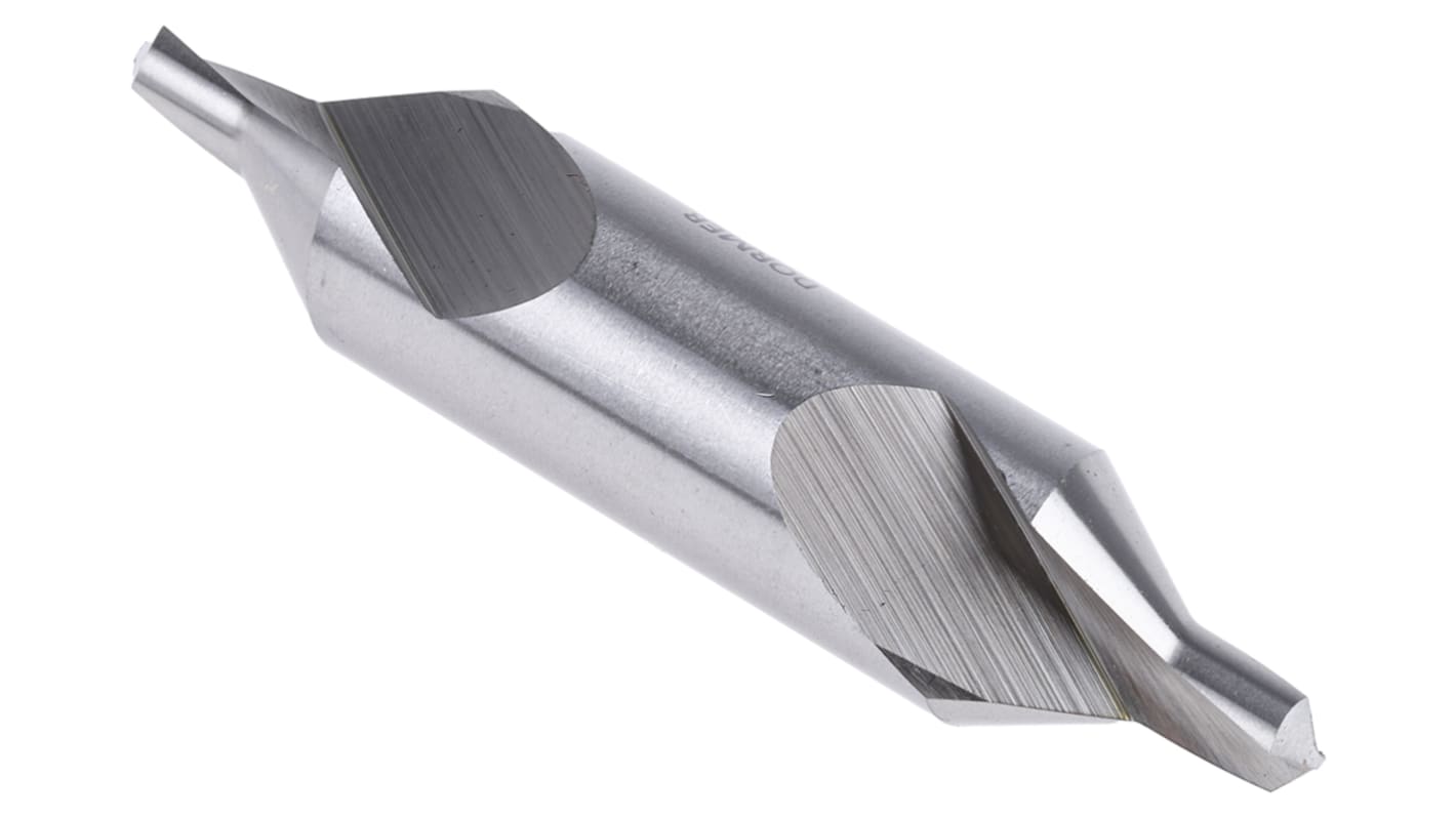 Dormer A225 Series HSS Centre Drill Bit, 1/4" → 5/8" Diameter, 75 mm Overall