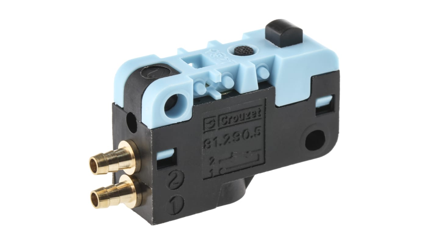 Zawór regulacyjny pneumatyczny Pneumatic Relay Trzpień ruchomy Crouzet 2.5mm 2 portowy