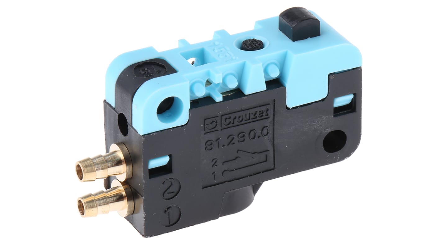 Crouzet Plunger 3/2 Pneumatic Manual Control Valve 81 Series, 2.5mm, III B