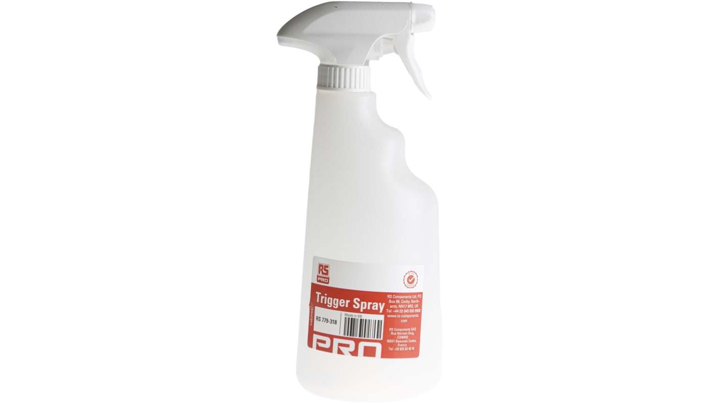 RS PRO Clear Spray Bottle, 600ml