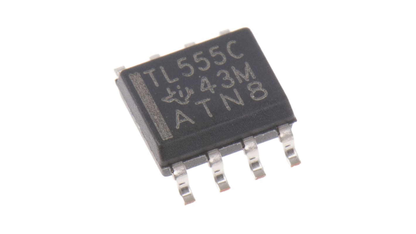 Texas Instruments 计时器电路, 最低工作温度0 °C, 标准计时, 单路, 最大工作电压15 V, 8引脚, 贴片安装