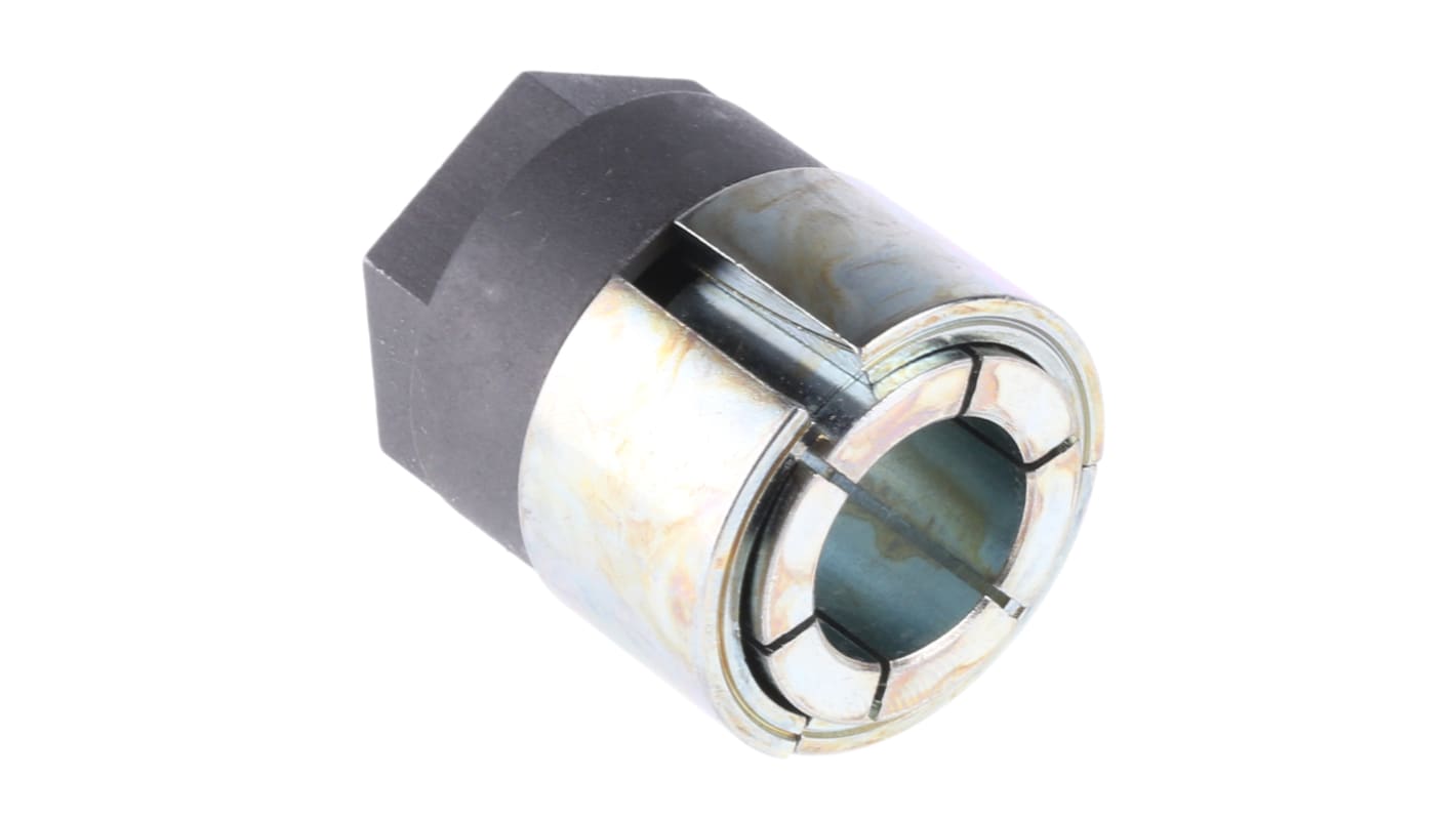 Fenner Drives 胀套, 微型免键胀套, 12mm轴直径, 39Nm额定扭矩, 碳钢制, 25.7mm长, Trantorque Mini系列