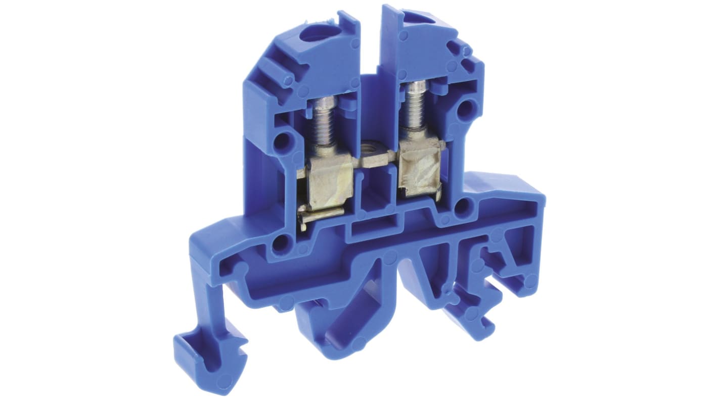 RS PRO Blue, 0.2 → 4mm², Screw Termination