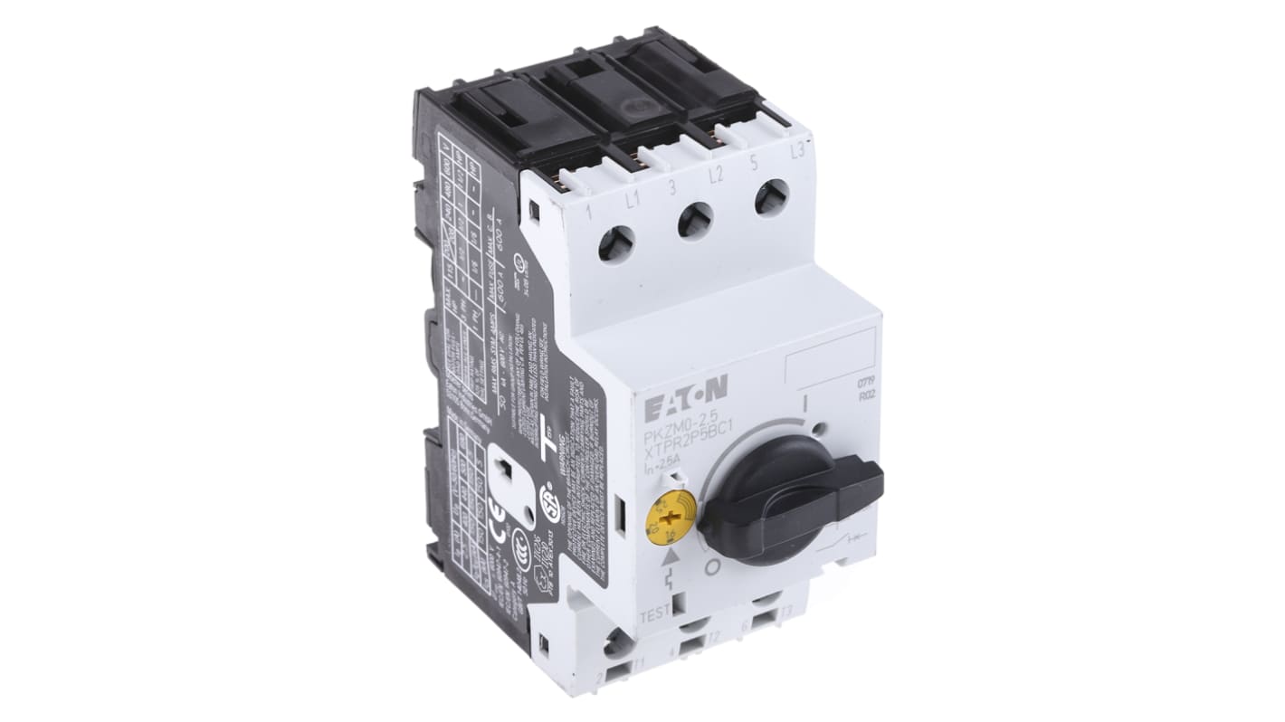 Eaton 电机保护断路器, 2.5 A, 690 V, PKZM 0系列