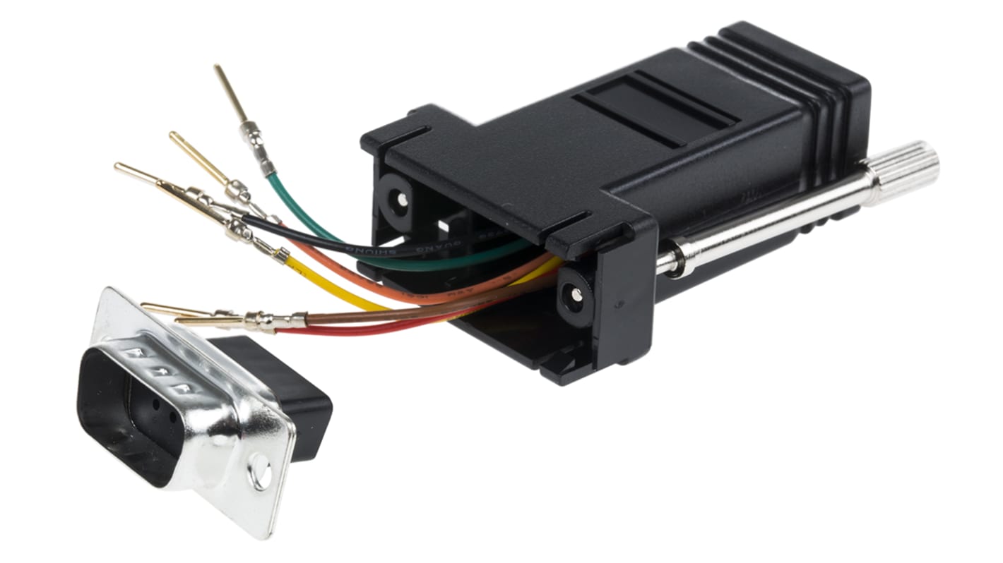 Adaptateur Sub-D 9 Mâle vers RJ11 Femelle RS PRO