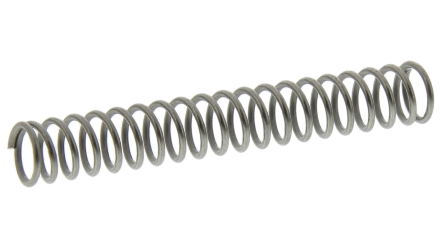 RS PRO Stainless Steel Compression Spring, 38.5mm x 5.63mm, 0.58N/mm