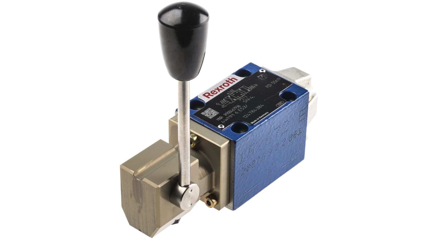 Bosch Rexroth 换向阀, 3位置, 4通道, E型阀芯, 最大60L/min, CETOP 3安装, 5 倍系列