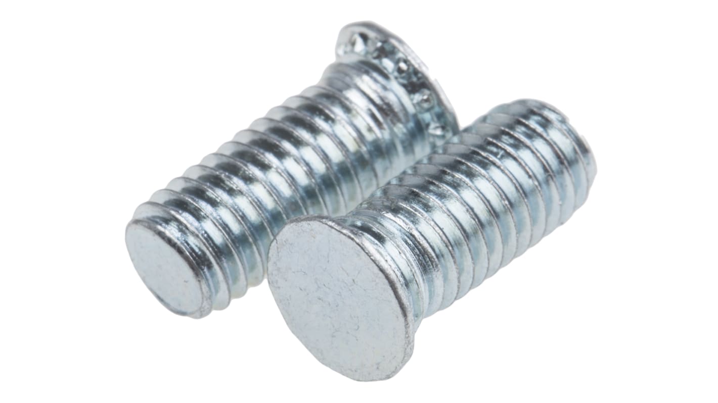 Prigioniero autobloccante in Acciaio RS PRO, filettatura M5 x 12mm, Ø foro di fissaggio 5mm, per pannelli da 1mm min