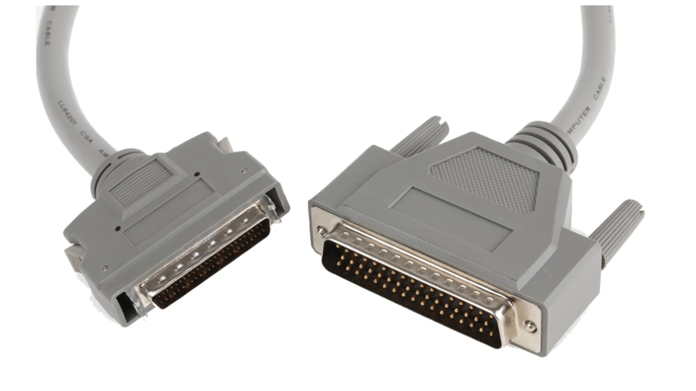 RS PRO Male SCSI-2 to Male SCSI-1  Cable 500mm