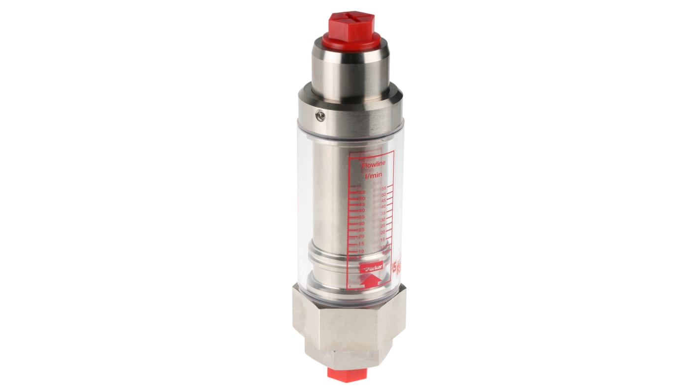 Rs-Online Flussometro Parker flusso 5 L/min → 55 l/min