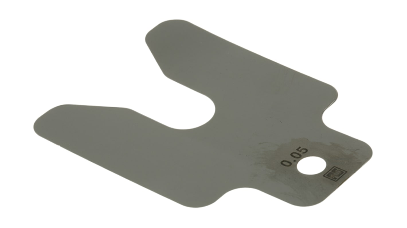 Stainless Steel Pre-Cut Shim, 50mm x 50mm x 0.05mm