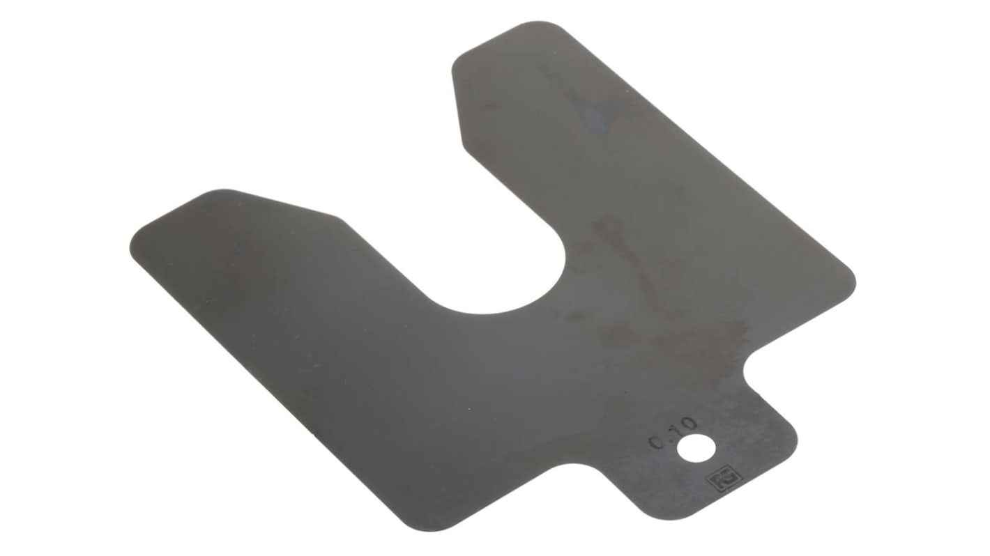 Lámina precortada de acero inoxidable x 0.1mm, 75mm x 75mm