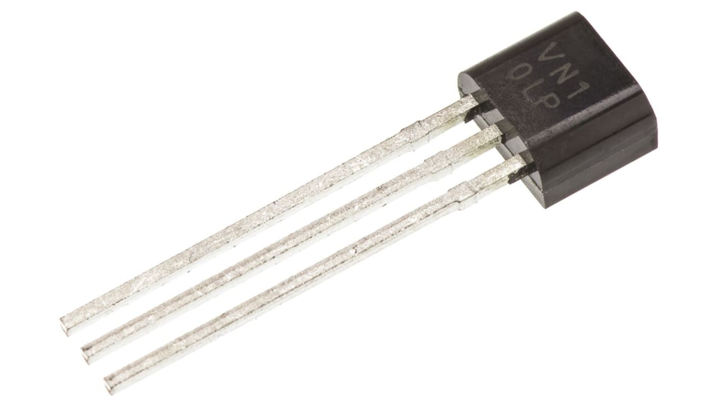 Diodes Inc N-Channel MOSFET, 270 mA, 60 V, 3-Pin E-Line VN10LP